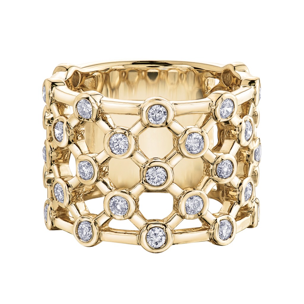 10kt yellow gold1.00ct fashion ring