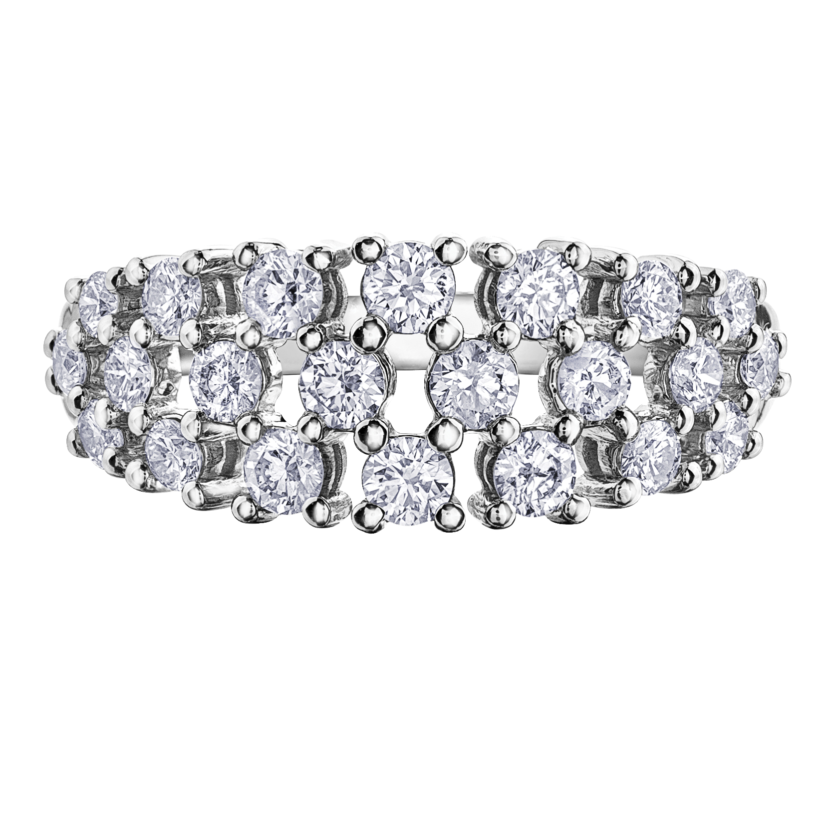 10kt white gold1.00ct fashion ring