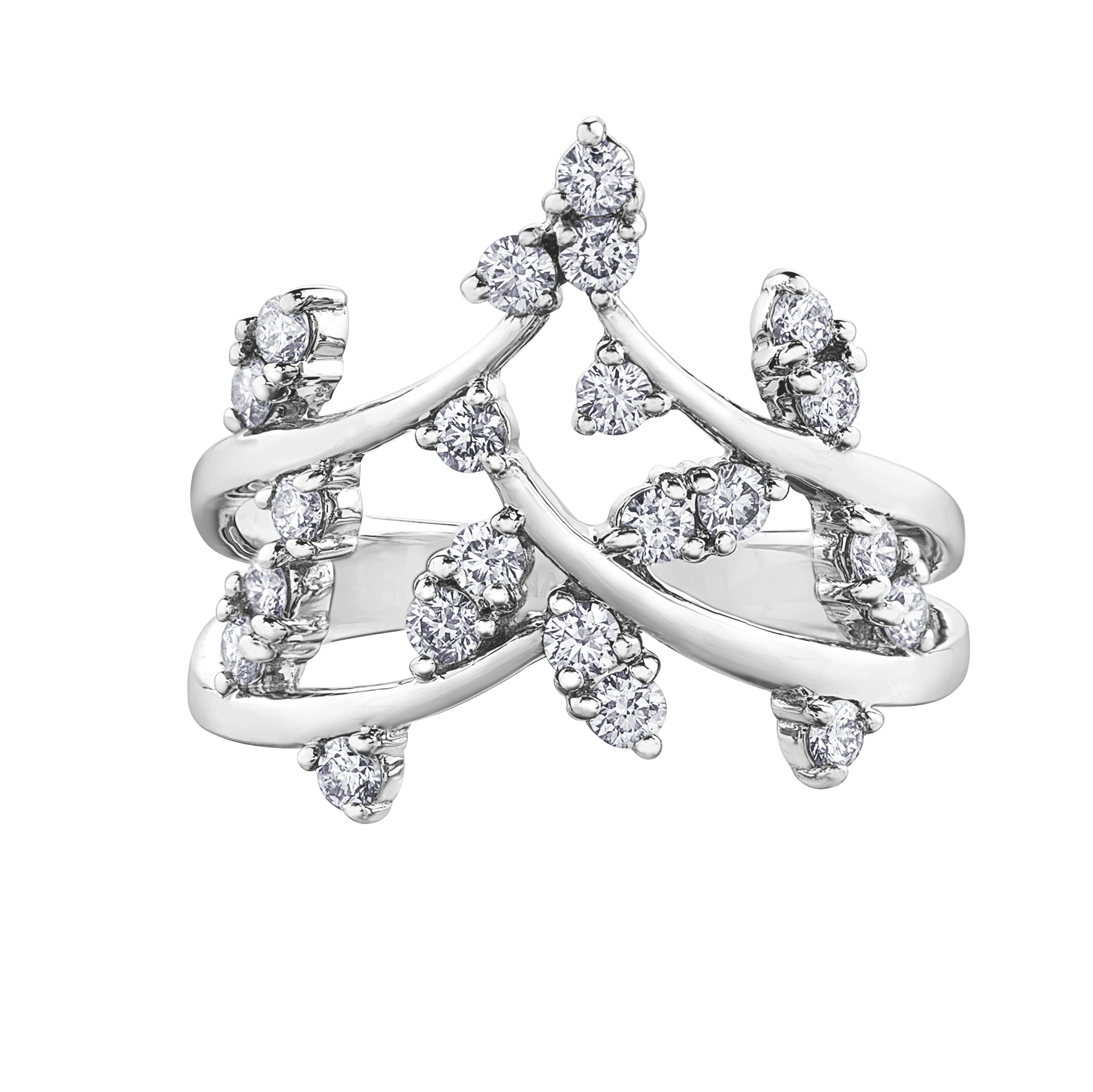 10k white gold 0.50ct diamond ring