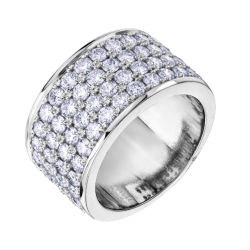 10k white gold 3.00ct diamond ring