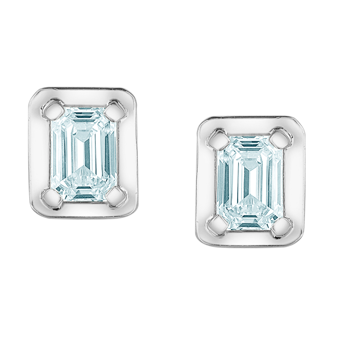 10K Yellow Gold Lab Grown Diamond Earrings 10K Yellow Gold Lab Grown Diamond Earrings