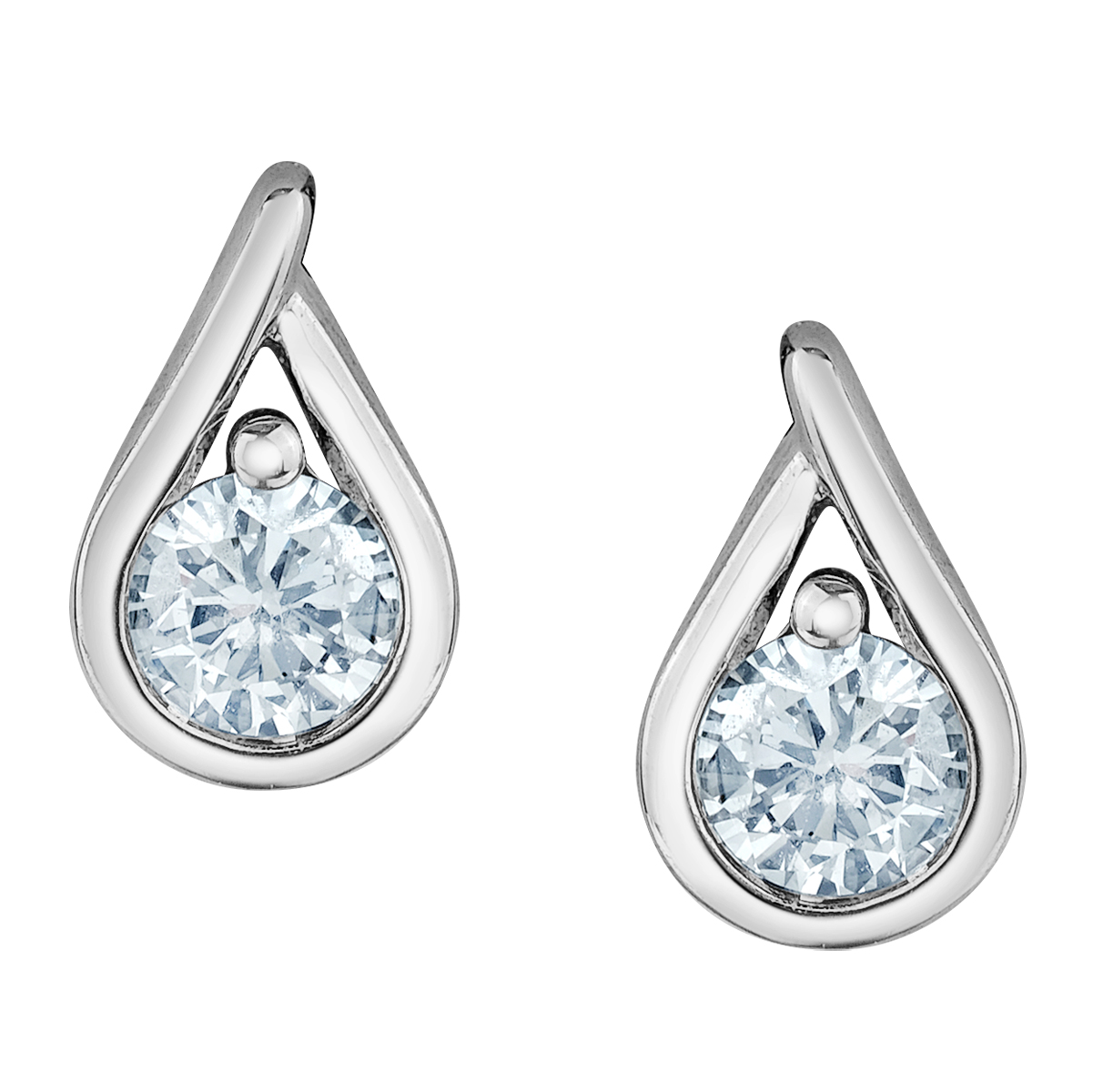 10K Yellow Gold Lab Grown Diamond Earrings 10K Yellow Gold Lab Grown Diamond Earrings