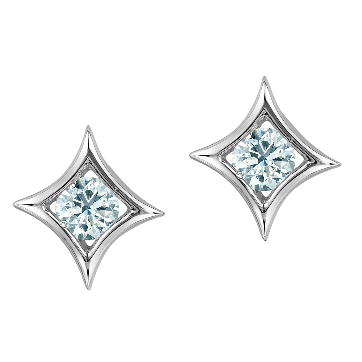 10K Yellow Gold Lab Grown Diamond Earrings 10K Yellow Gold Lab Grown Diamond Earrings