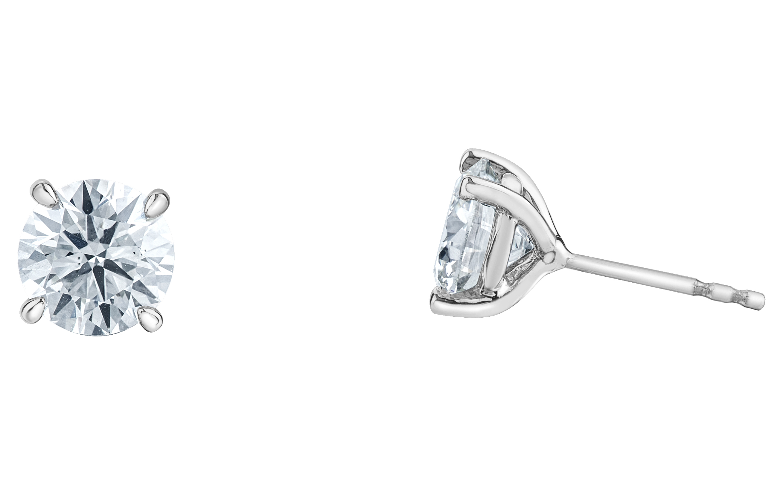 2.02ctw, SI-1 clarity, D color, round brilliant cut Lab Grown diamonds 2.02ctw, SI-1 clarity, D color, round brilliant cut Lab Grown diamonds