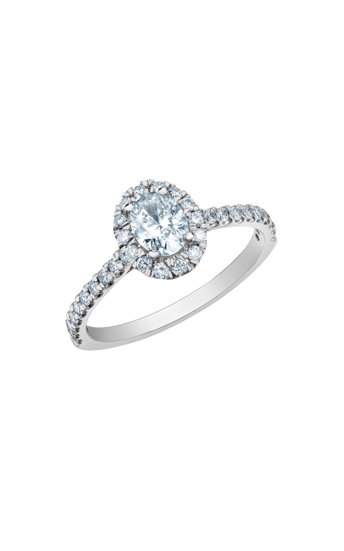 0.70ct SI1 D Lab grown oval cut diamond