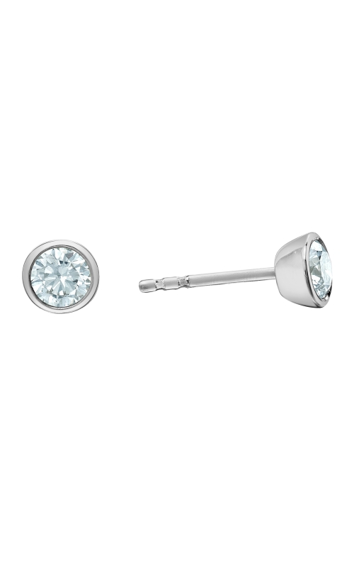 10K Yellow Gold Lab Grown Diamond Earrings
