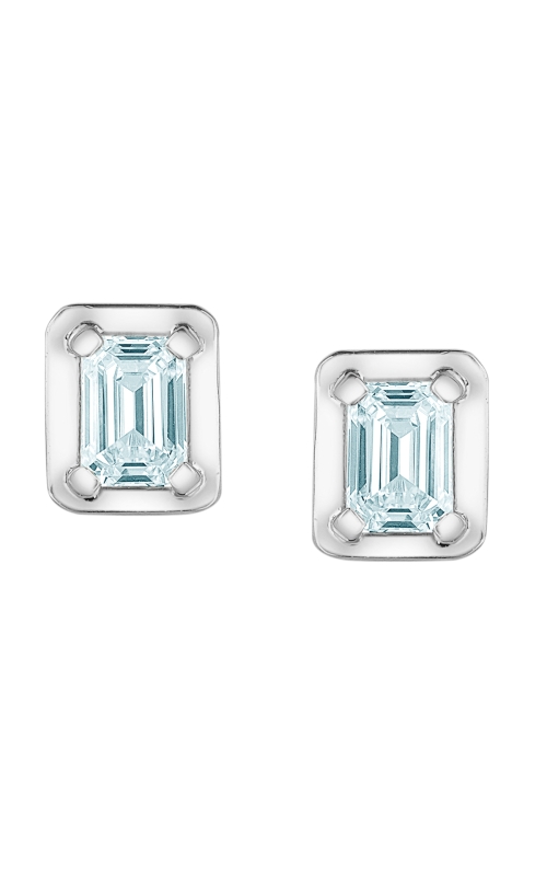 10K Yellow Gold Lab Grown Diamond Earrings
