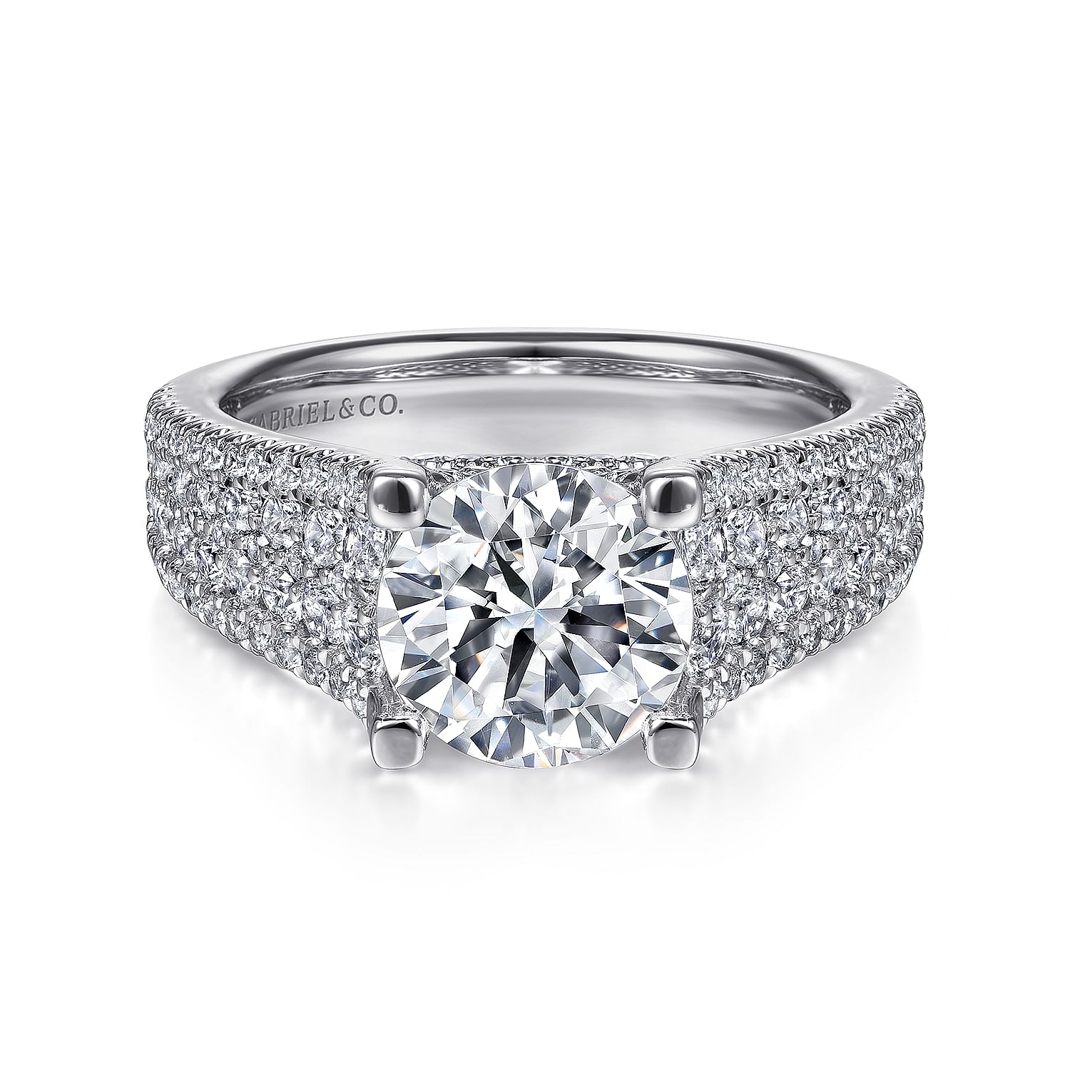 14kt White Gold Round Solitaire Ring 14kt White Gold Round Solitaire Ring