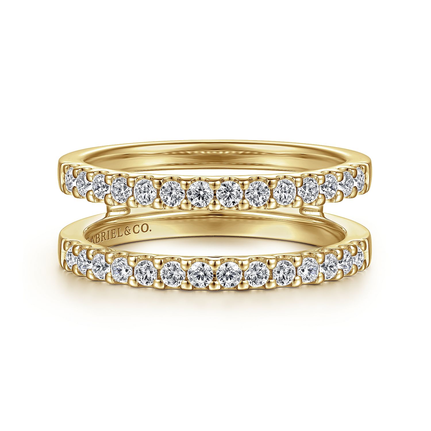 14K Yellow Gold Diamond Ring Enhancer