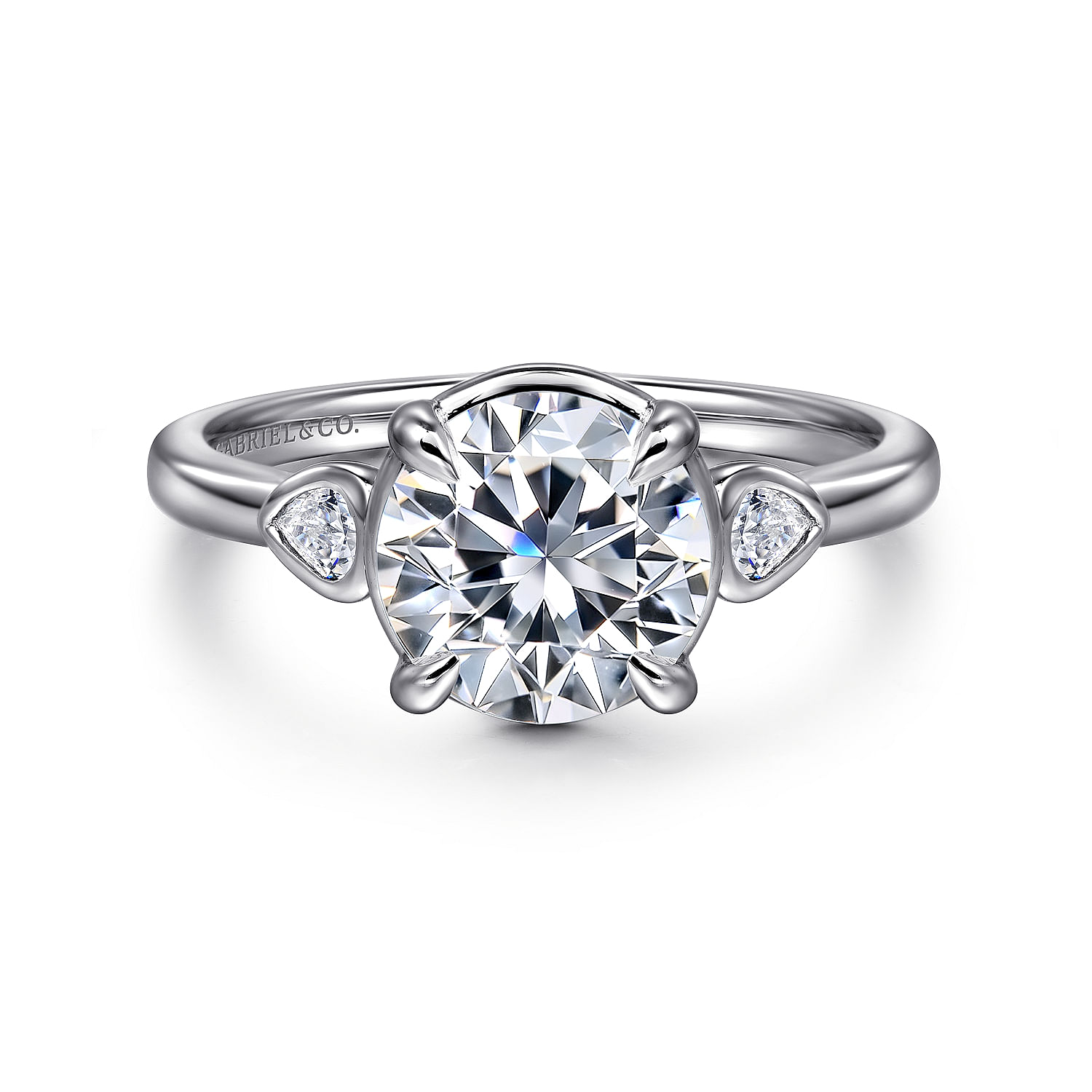 14K White Gold Diamond Engagement Ring 14K White Gold Diamond Engagement Ring