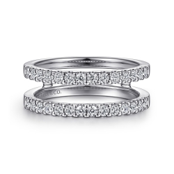 14K White Gold Diamond Ring Enhancer thumbnail 1