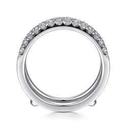 14K White Gold Diamond Ring Enhancer thumbnail 2