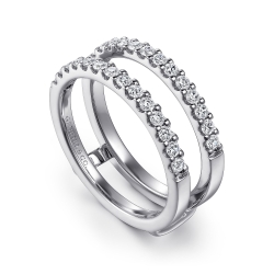 14K White Gold Diamond Ring Enhancer thumbnail 3