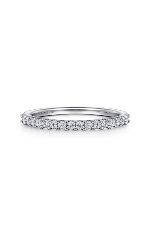 14K White Gold Shared Prong Set Diamond Wedding