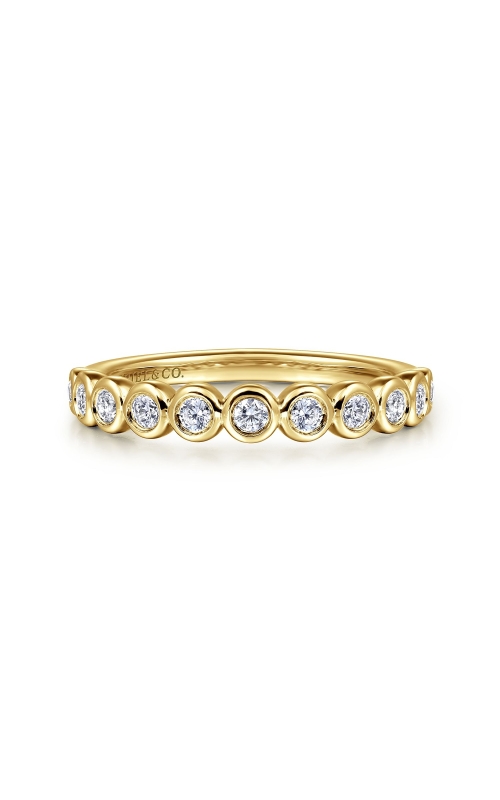 14K Yellow Gold Diamond Anniversary Band