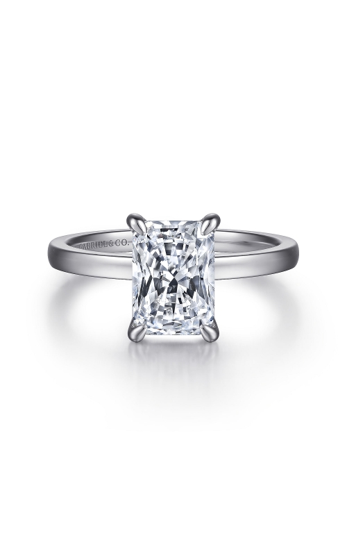 14K White Gold Engagement Ring