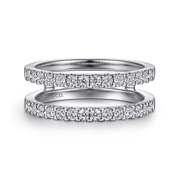14K White Gold Diamond Ring Enhancer