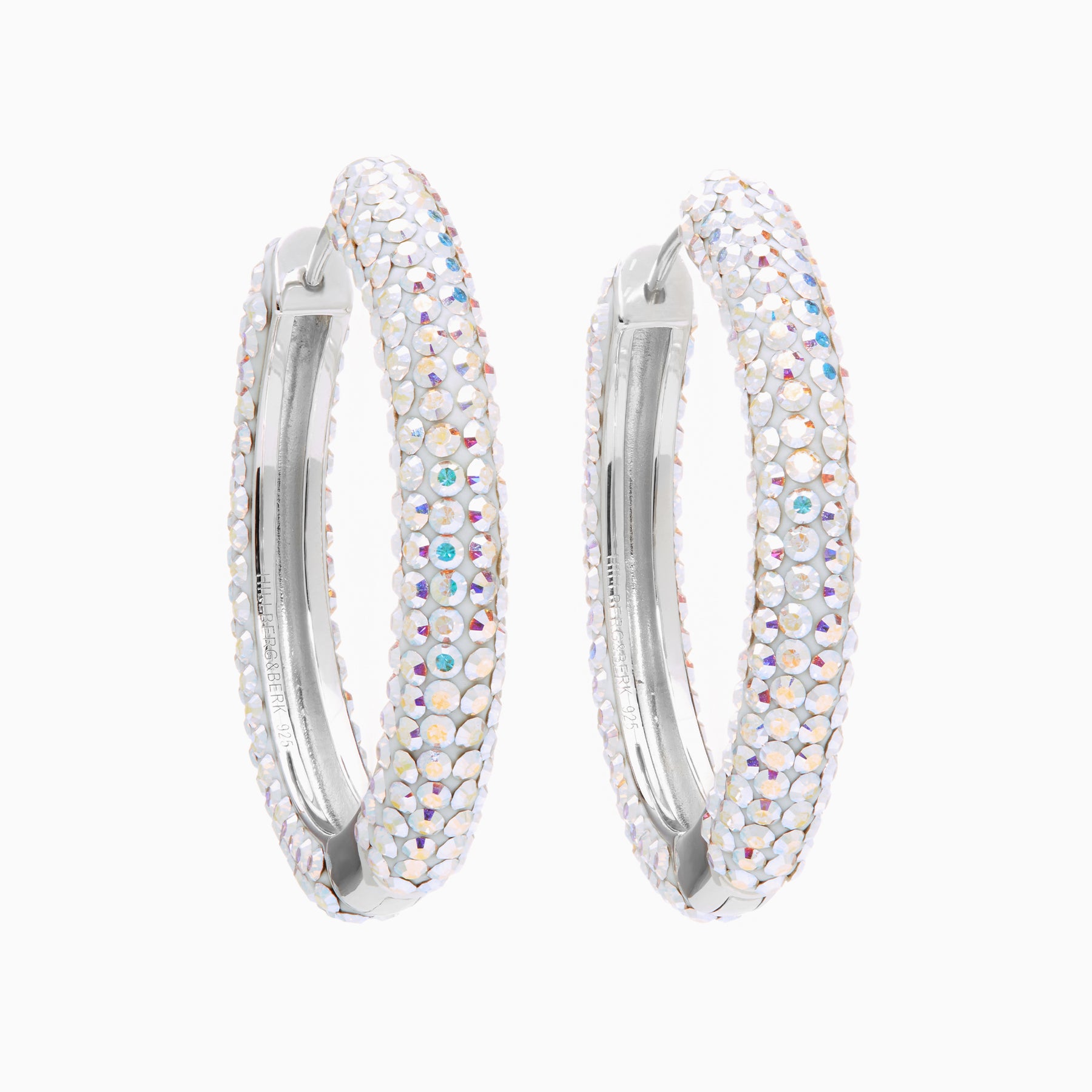 Sparkle Hoops - Large - Aurora Borealis Sparkle Hoops - Large - Aurora Borealis