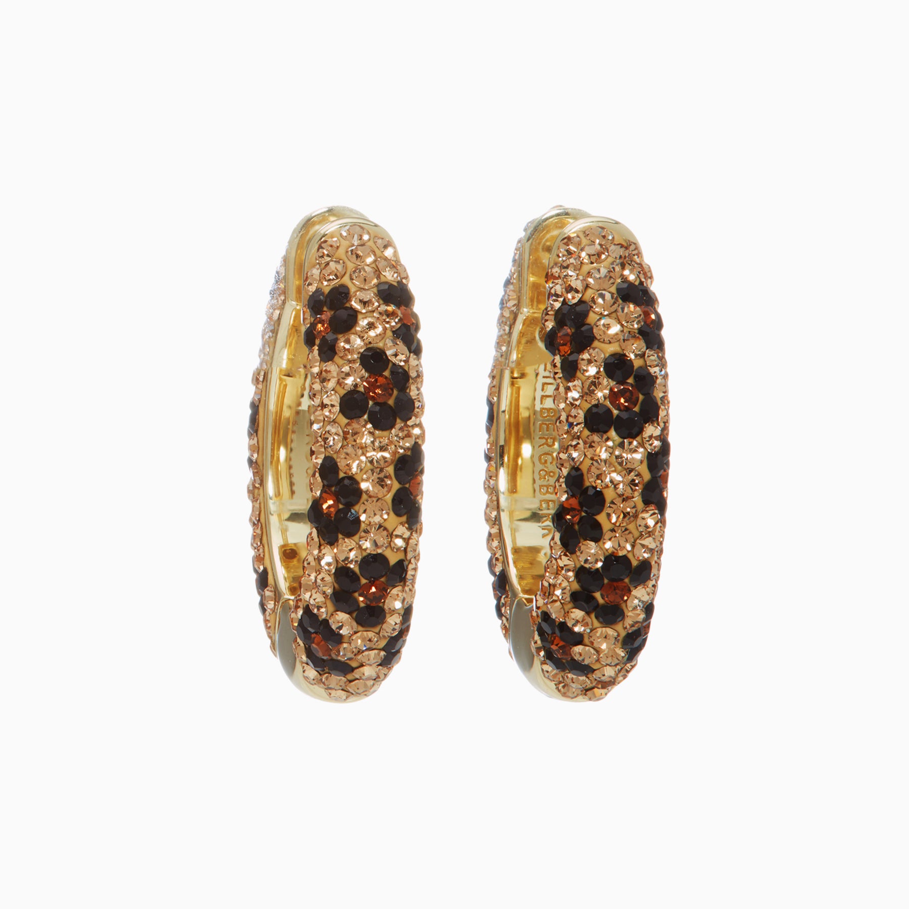 Sparkle Hoops - Medium - Leopard