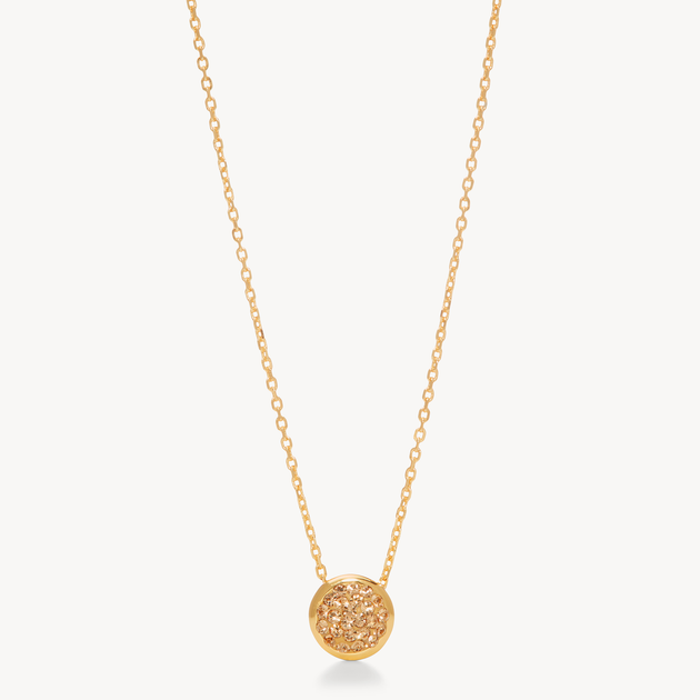 Sparkle Bezel Pendant - Gold Sparkle Bezel Pendant - Gold
