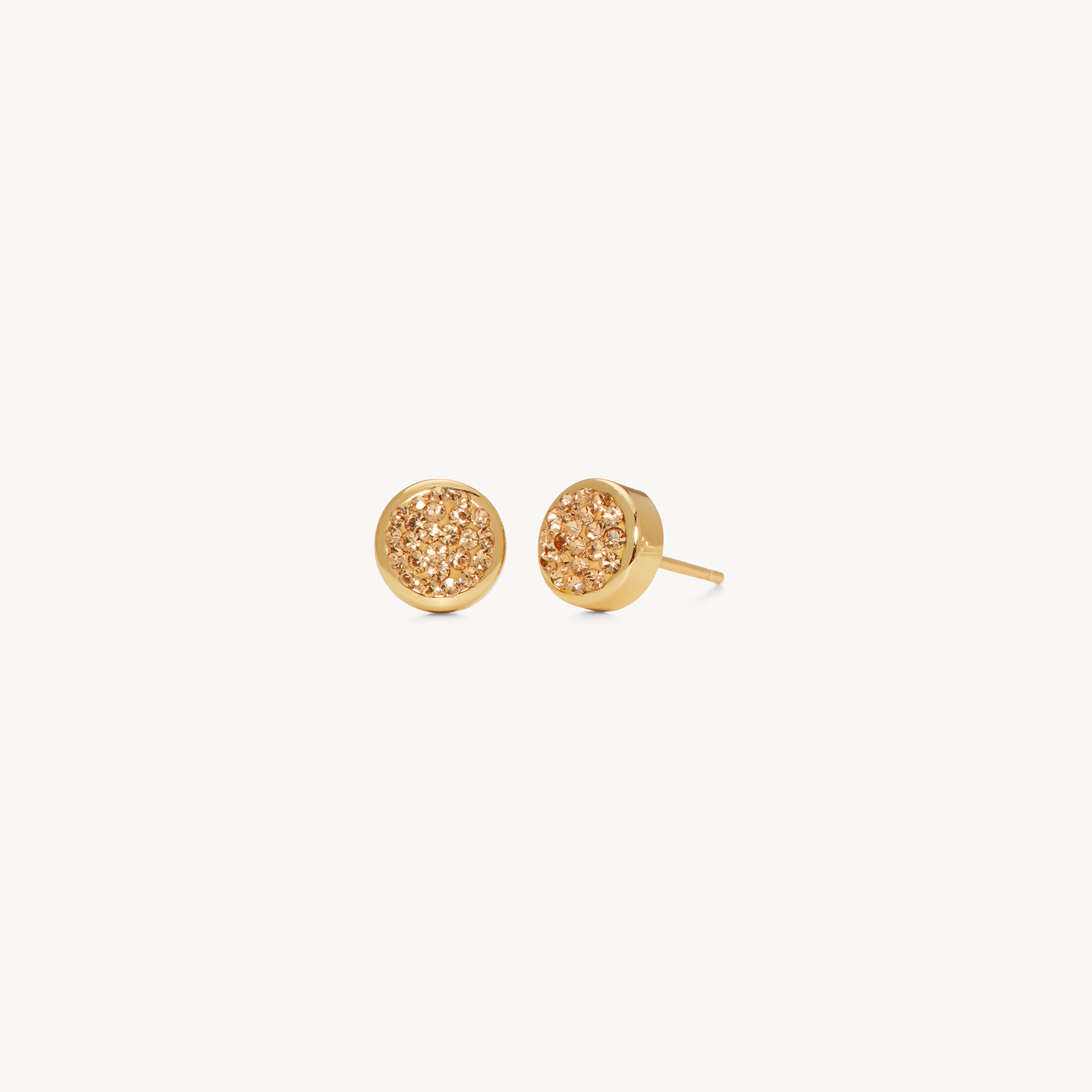 Sparkle Bezel Studs - Gold Sparkle Bezel Studs - Gold