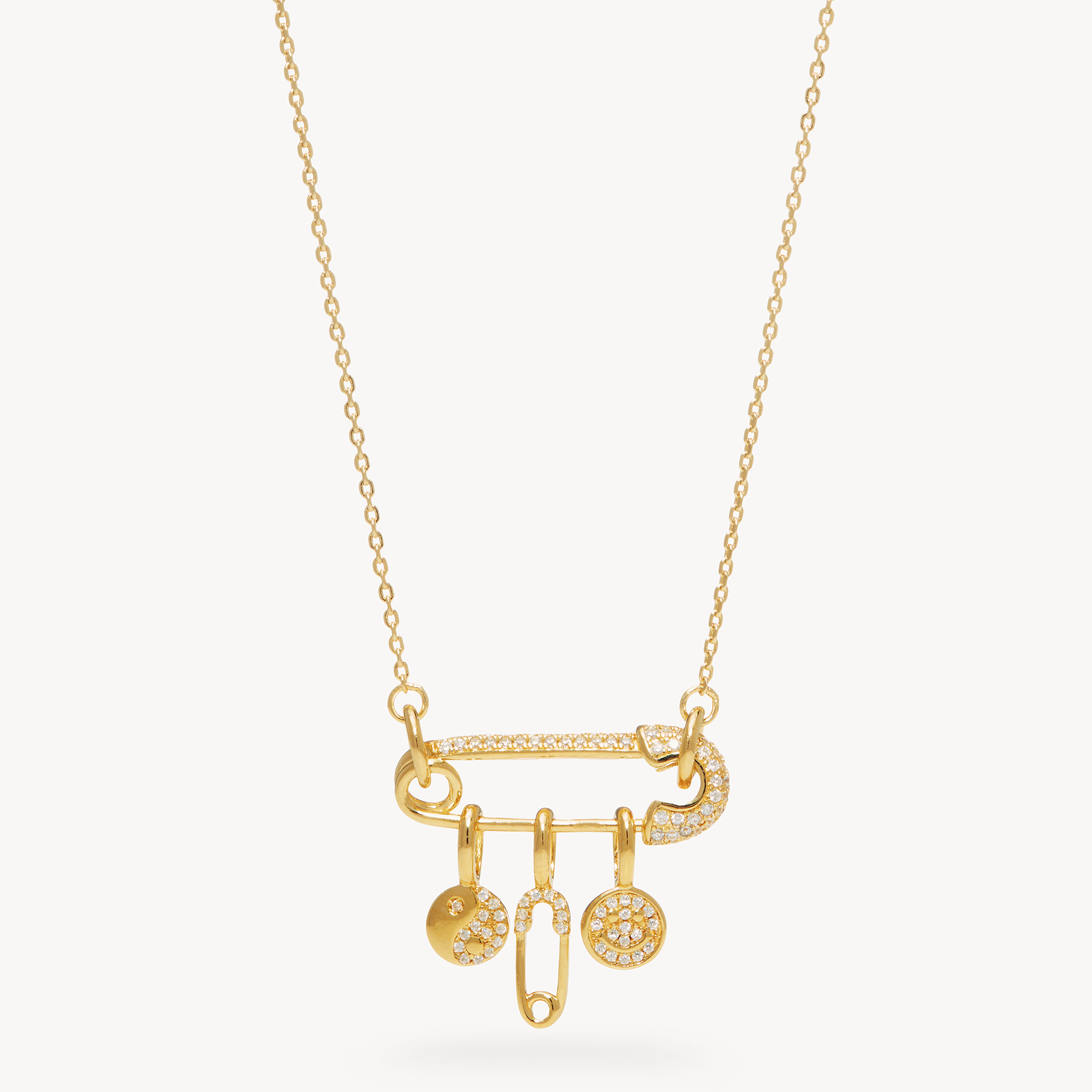 Safety Pin Necklace - Gold Safety Pin Necklace - Gold