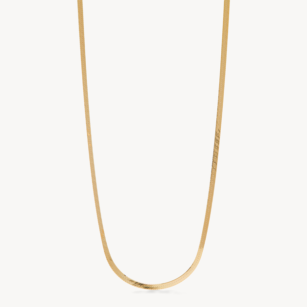 Thin Herringbone Chain - Gold Thin Herringbone Chain - Gold