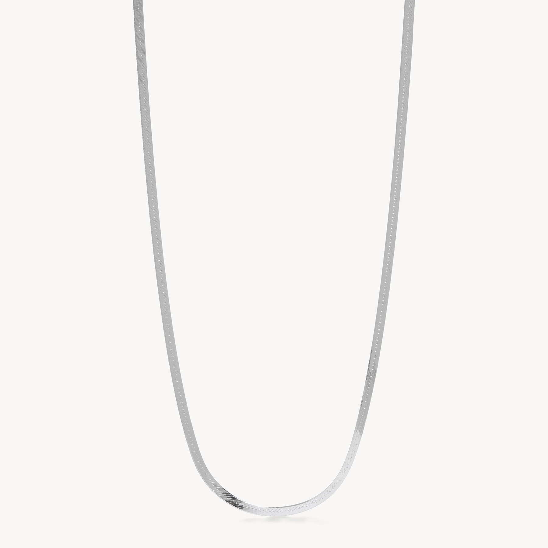 Thin Herringbone Chain - Silver Thin Herringbone Chain - Silver