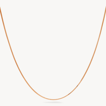 Box Chain with Extender - Rose Gold Box Chain with Extender - Rose Gold