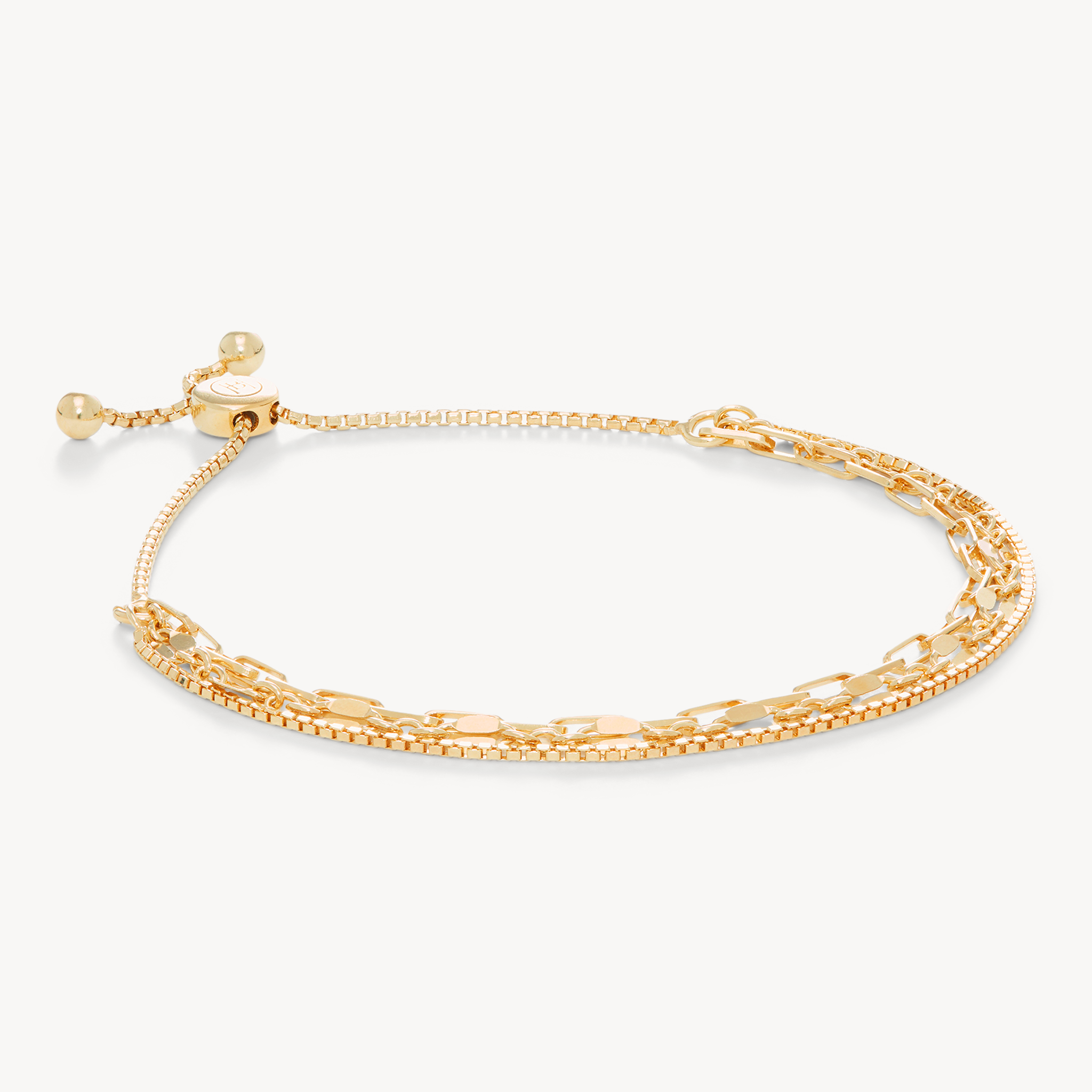 Chain Trio Strand - Gold Chain Trio Strand - Gold