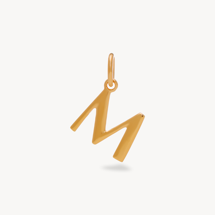 Letter - M - Gold Letter - M - Gold