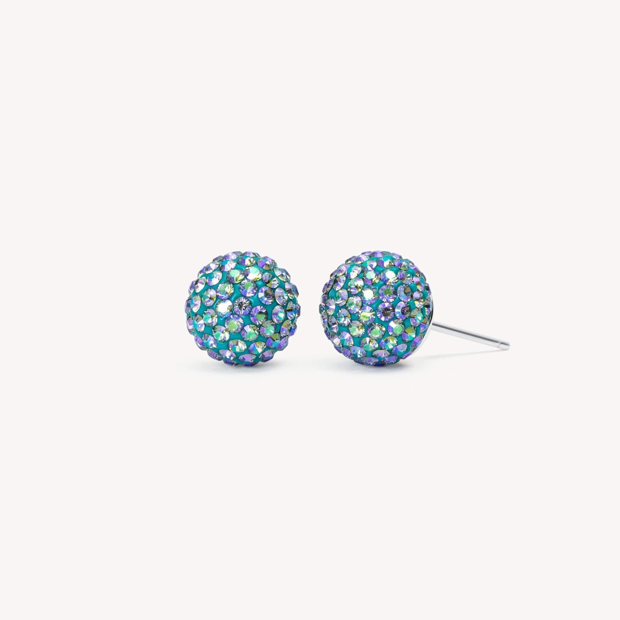 Medium Sparkle Ball Studs - Mermaid Scales Medium Sparkle Ball Studs - Mermaid Scales