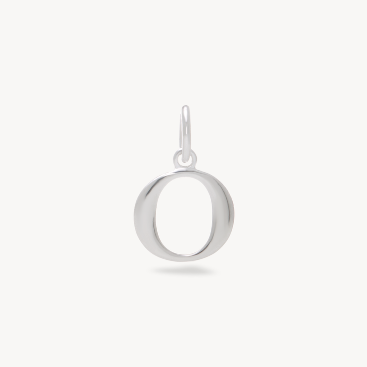 Letter - O - Silver