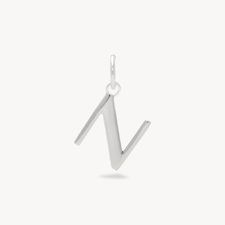 Letter - N - Silver Letter - N - Silver