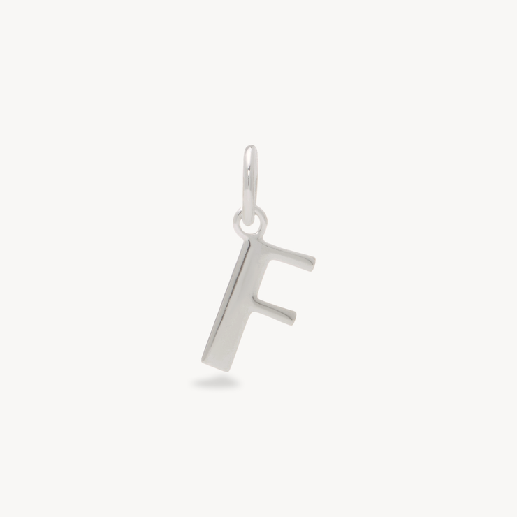Letter - F - Silver Letter - F - Silver
