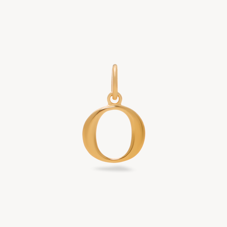 Letter Charm - O - Gold Letter Charm - O - Gold
