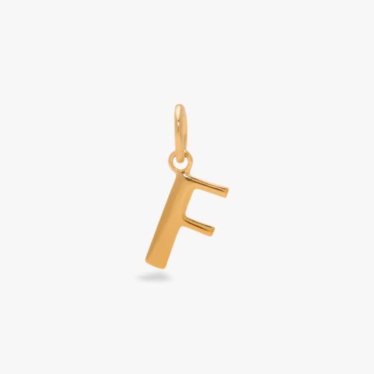 Letter - F - Gold Letter - F - Gold