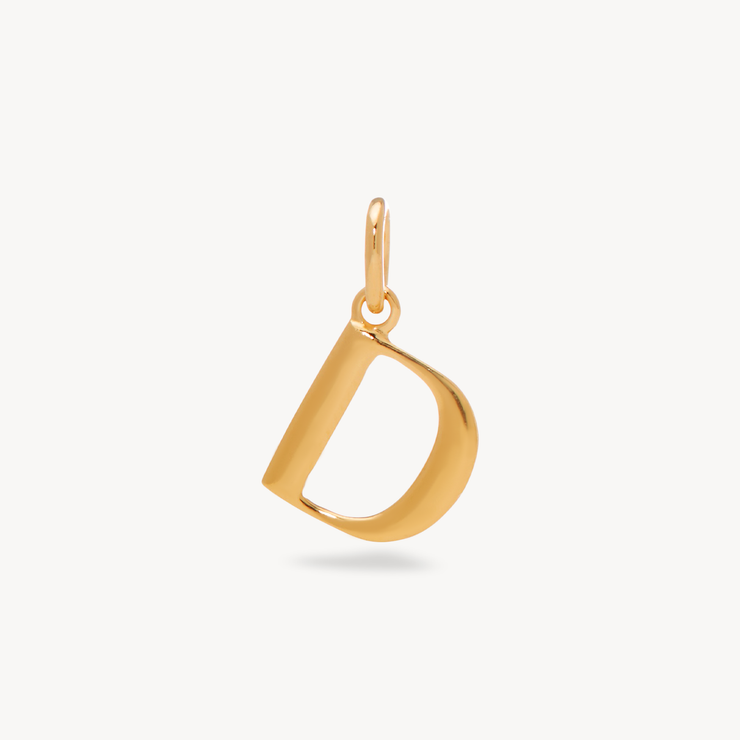 Letter - D - Gold Letter - D - Gold