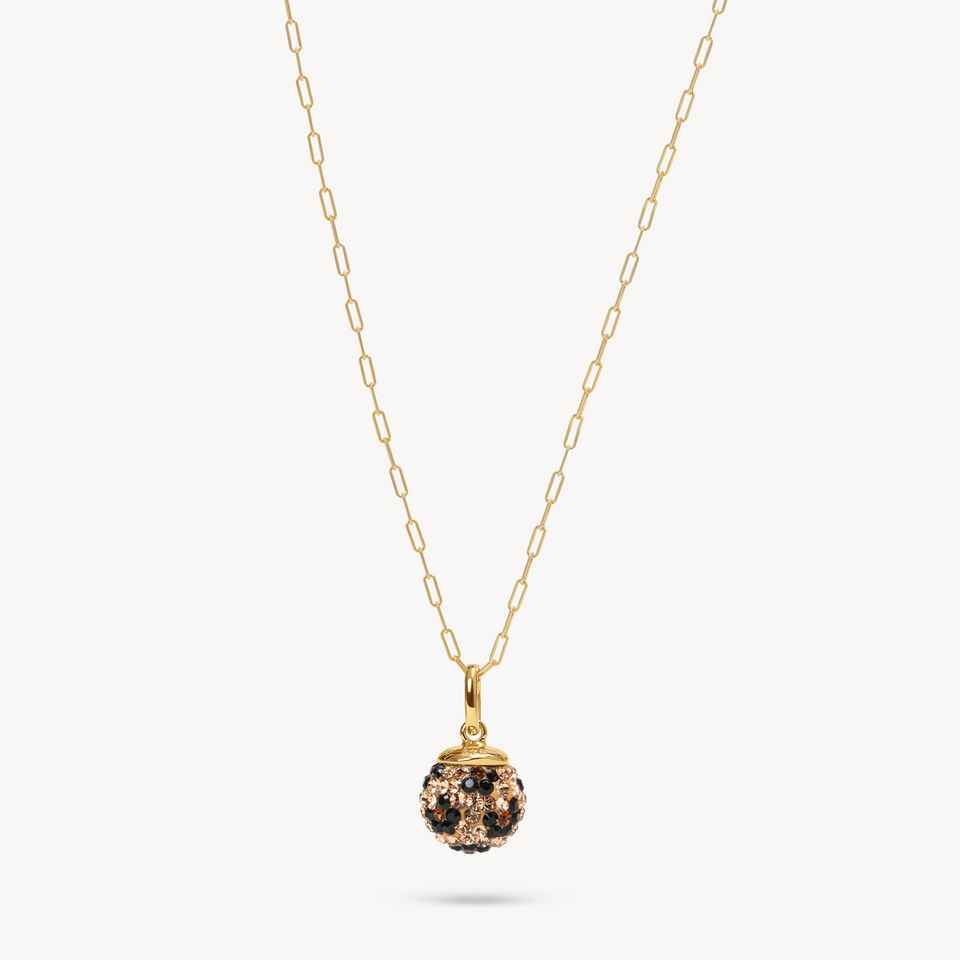 Sparkle Ball Clip Chain - Leopard Sparkle Ball Clip Chain - Leopard