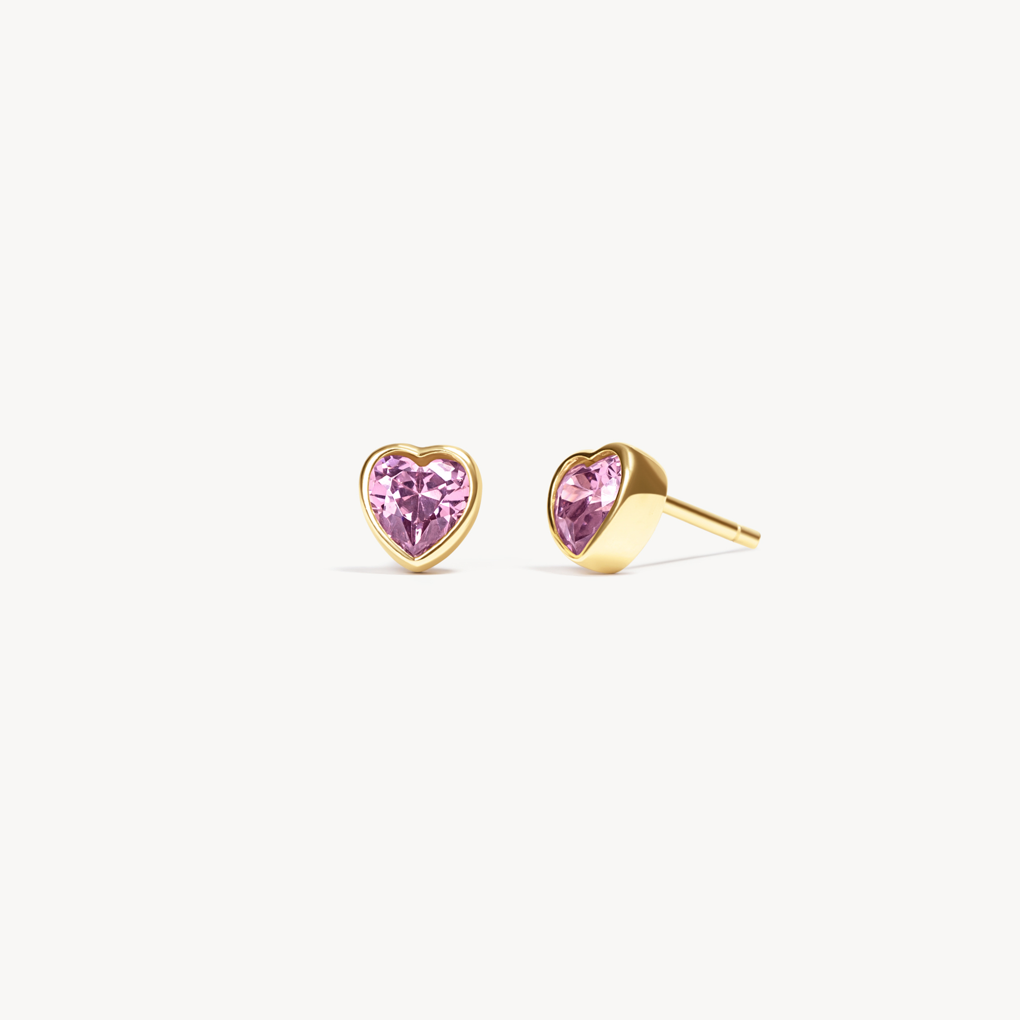 Adore Bezel Studs - Gold Adore Bezel Studs - Gold