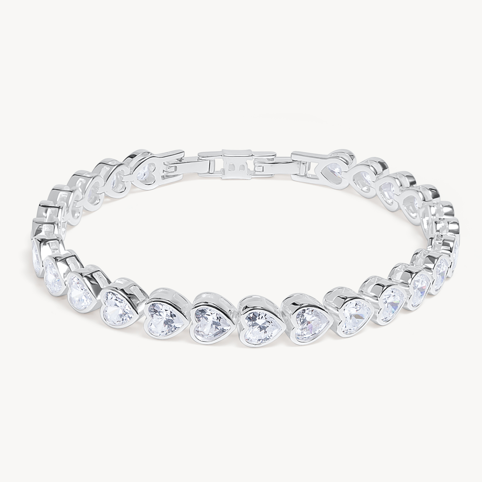 Adore Bezel Tennis - Small - Silver Adore Bezel Tennis - Small - Silver