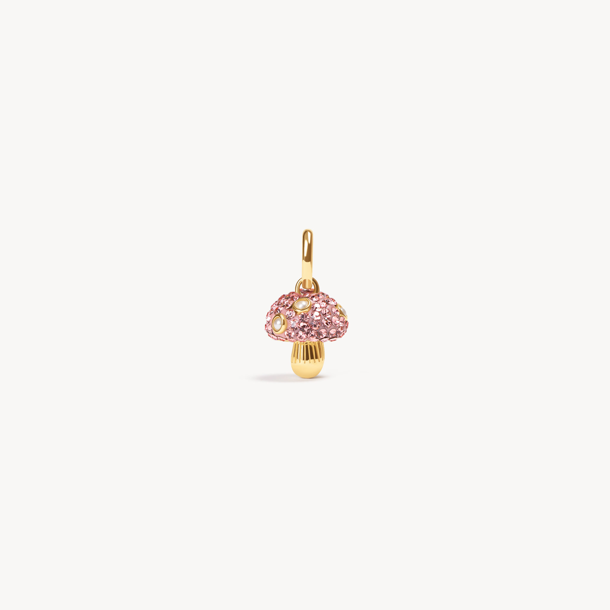 Mushroom Charm - Pink