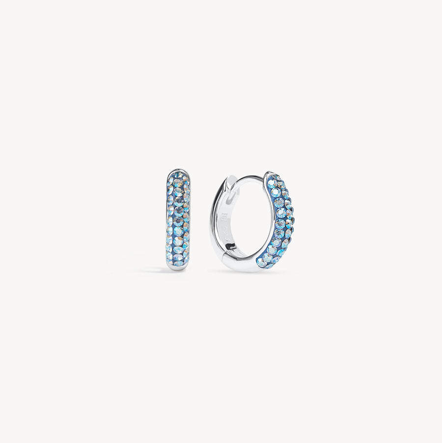 Always On Sparkle Birthstone Hoops - March