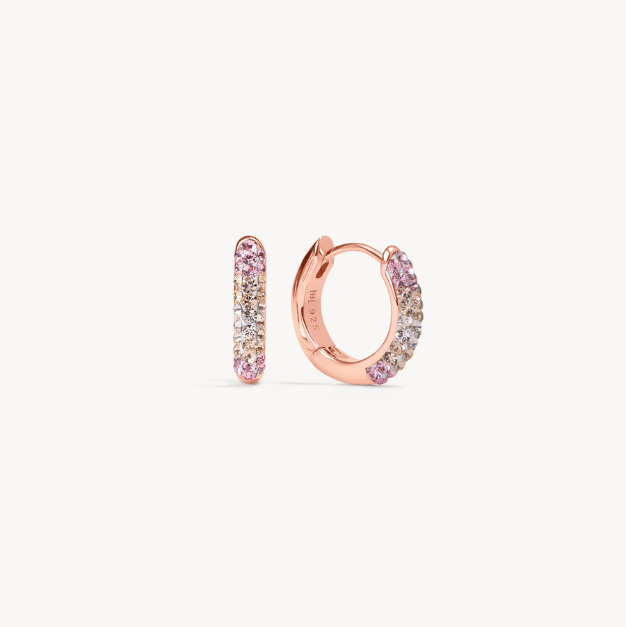 Always On Sparkle Hoops - Pink Champagne Always On Sparkle Hoops - Pink Champagne