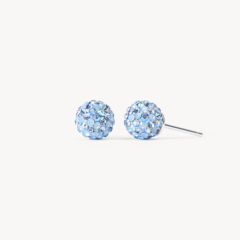 Small Sparkle Ball Studs - Denim Small Sparkle Ball Studs - Denim