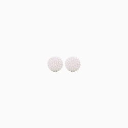 Small Sparkle Ball Studs - June Simulated Pearl thumbnail 1