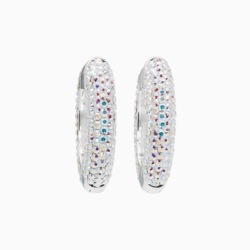 Sparkle Hoops - Medium - Aurora Borealis thumbnail 1