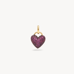 Ruby Pave Heart thumbnail 1