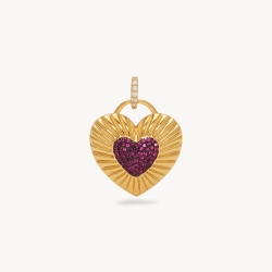 Aura Heart - Gold thumbnail 1