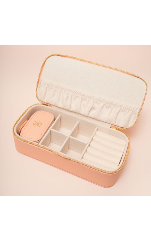 Travel Jewelery Case - Large - Peach
